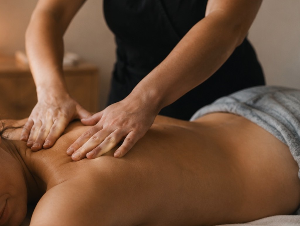 Soins post-partum — massage de récupération